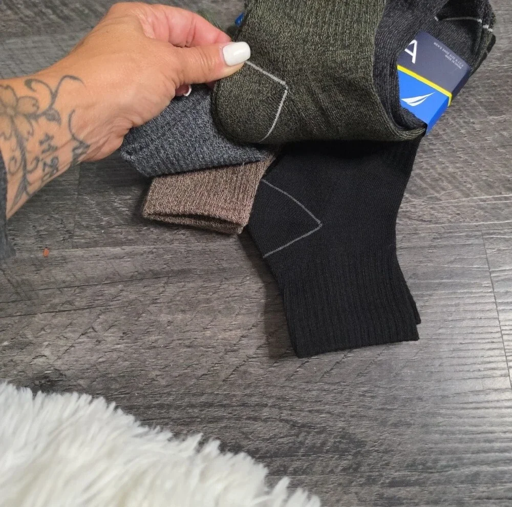 Nautica Casual Quarter Socks 6 Pack